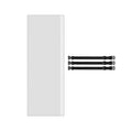 AC Exhaust Hose Insulation Cover with Adjustable Straps 5"/5.9" AC Hose Cover Axl Grey