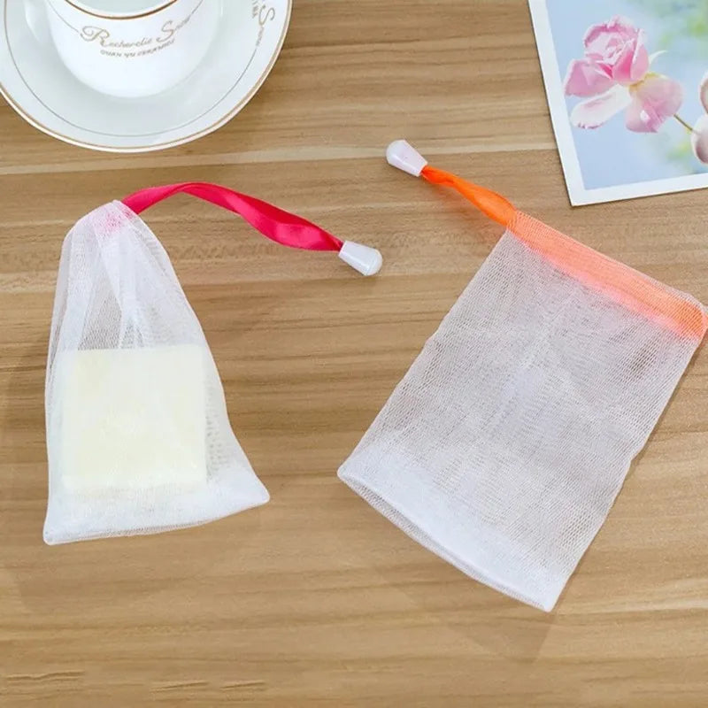 5-Pack Soap Mesh Bag Foaming Net – Soap Saver Pouch for Shower Soap Saver Pouch Axl