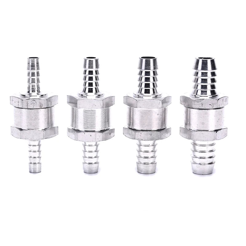 One-Way Aluminium Fuel Non-Return Check Valve 6–12mm Fuel Check Valve Axl