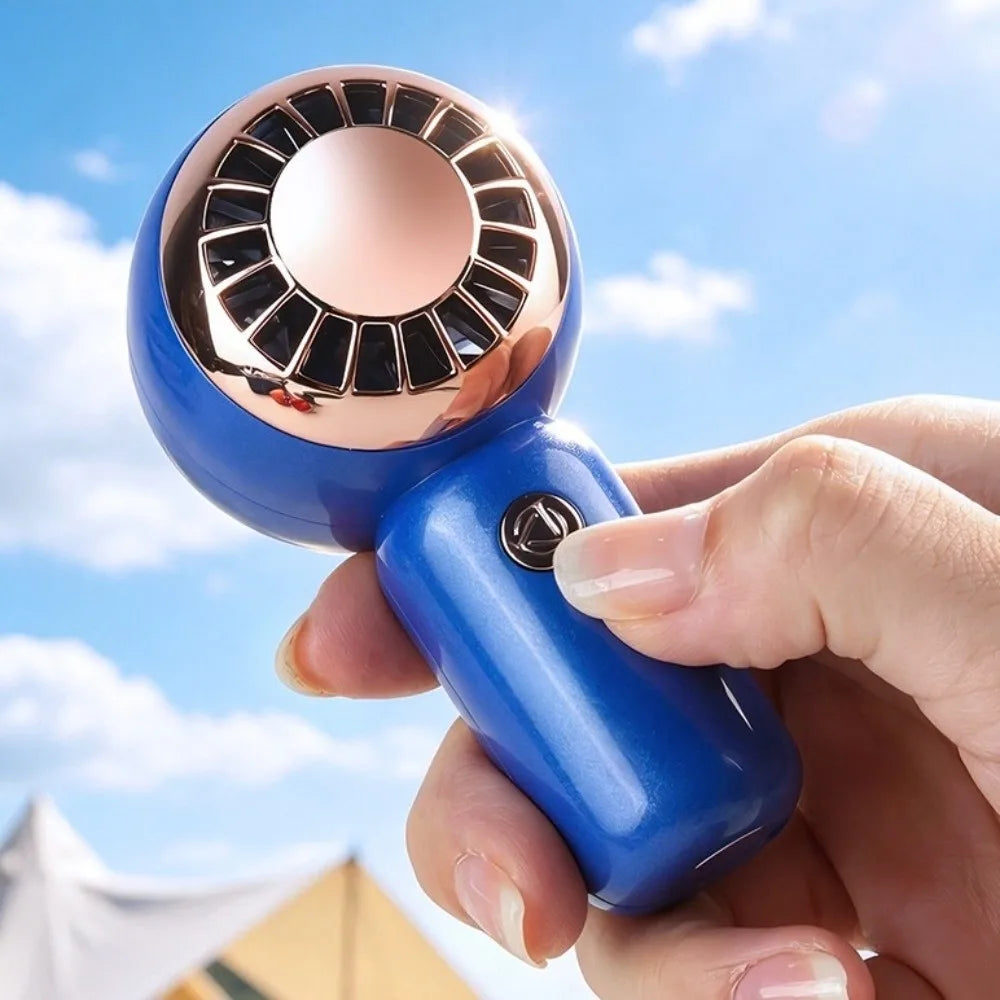 Mini Portable Handheld Fan – 3-Speed USB Rechargeable Pocket Fan Portable Personal Fan Axl