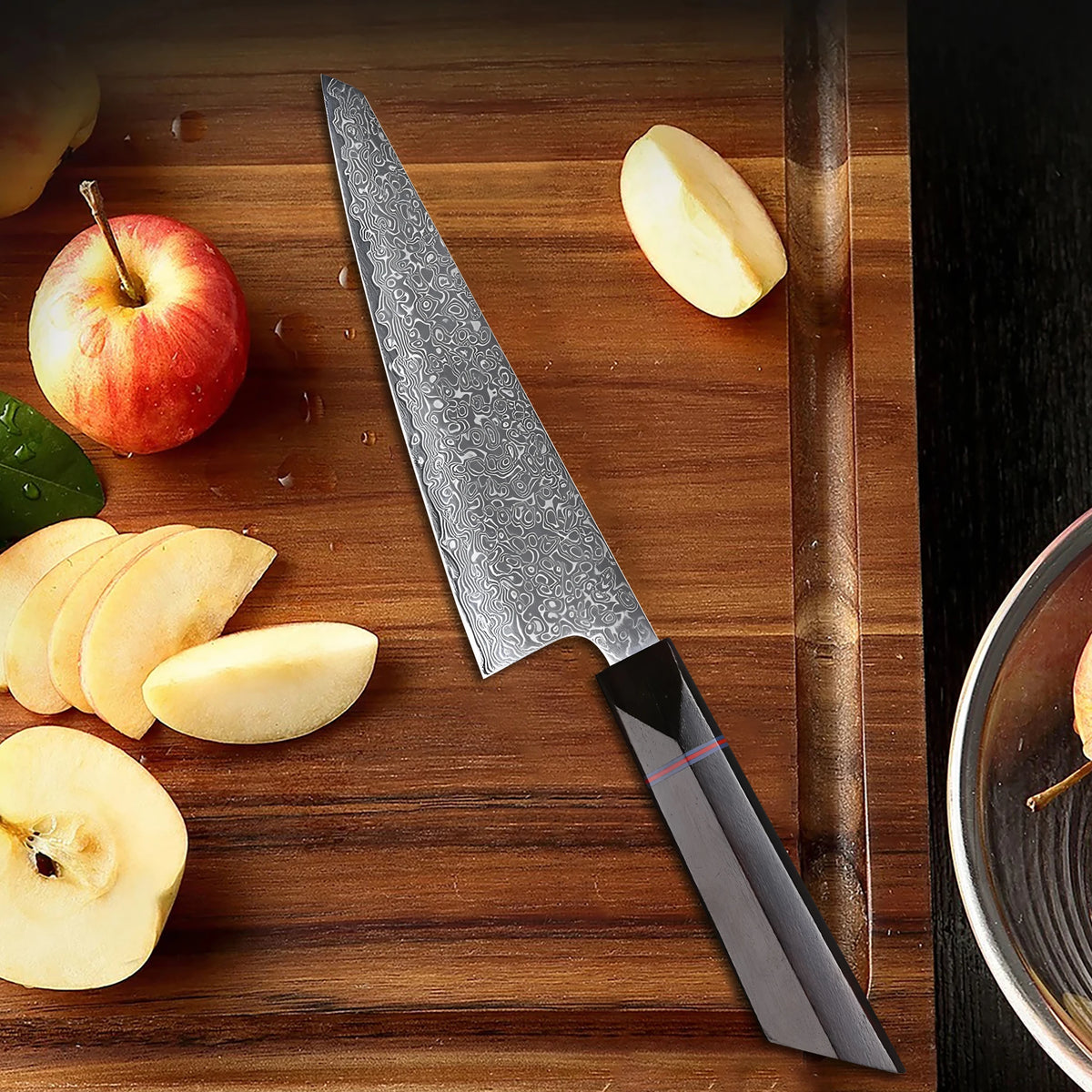 Honesuki Knife – 67-Layer Damascus Steel Boning & Slicing Knife Damascus Boning Knife Axl
