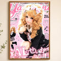 Cool Gyaru Peel-and-Stick PVC Wall Poster – HD Waterproof Art Wall Art Poster Axl White02 50X70cmNoframe