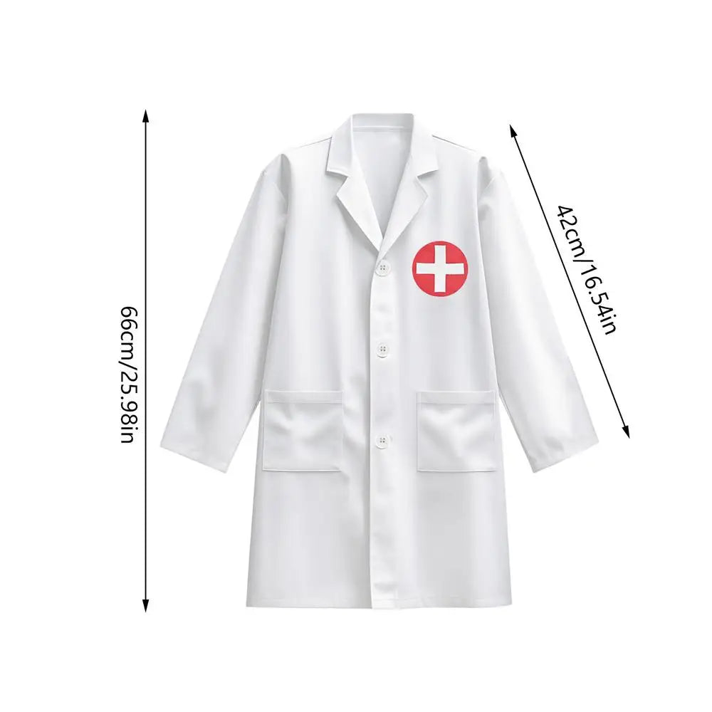 Kids Doctor Costume Dress-Up Set | Ages 3–8 | Machine Washable Kids Dress-Up Costume Axl Height 130cm
