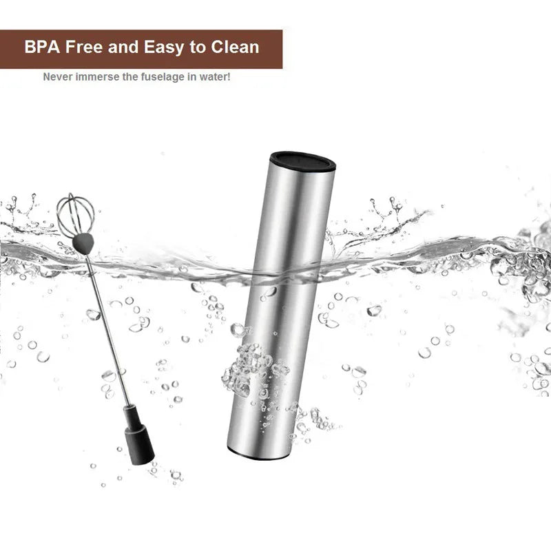 BALASHOV USB Rechargeable Handheld Milk Frother Wand Milk Frother Axl