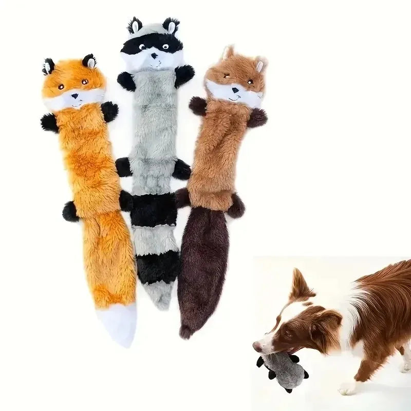 Plush Squeaky Dog Toy – Bite-Resistant Fleece Chew Toy Squeaky Dog Toy Axl