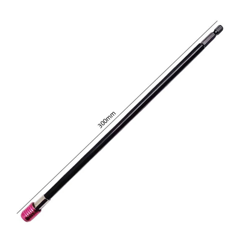 12" Magnetic Extension Bit Holder – 1/4" Hex Quick-Change Rod Drill Bit Holder Axl