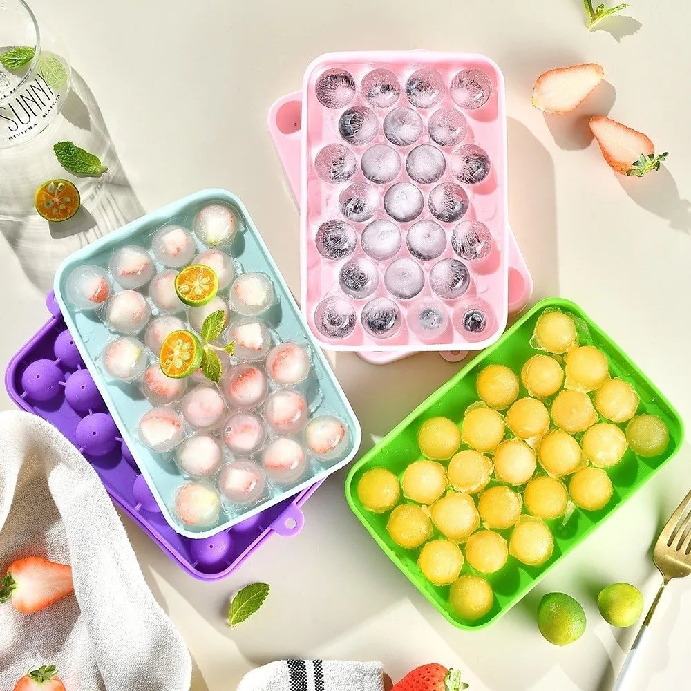Grape Ball Silicone Mold – 25 Cavity Soap Candle & Ice Mold Silicone Craft Mold Axl