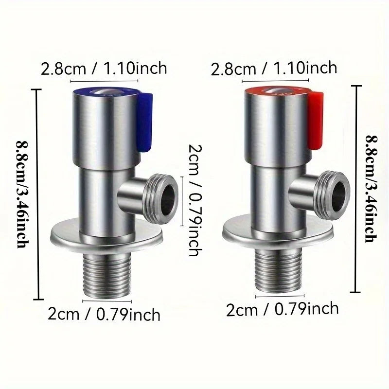 Angle Valve for Toilet & Faucet Water Supply Lines Plumbing Angle Valve Axl