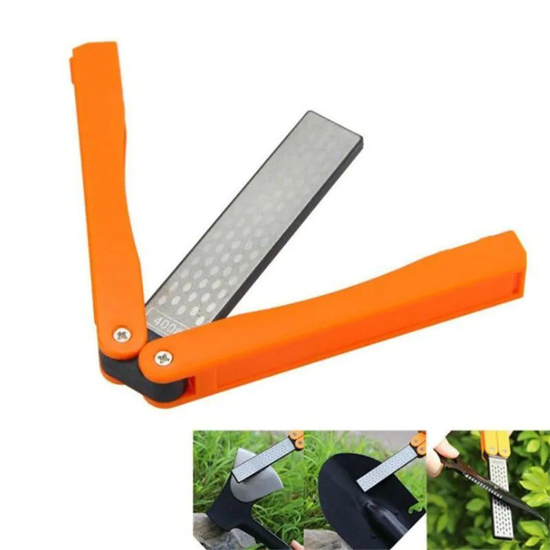 Portable Folding Double-Sided Diamond Knife Sharpening Stone Knife Sharpening Stone Axl