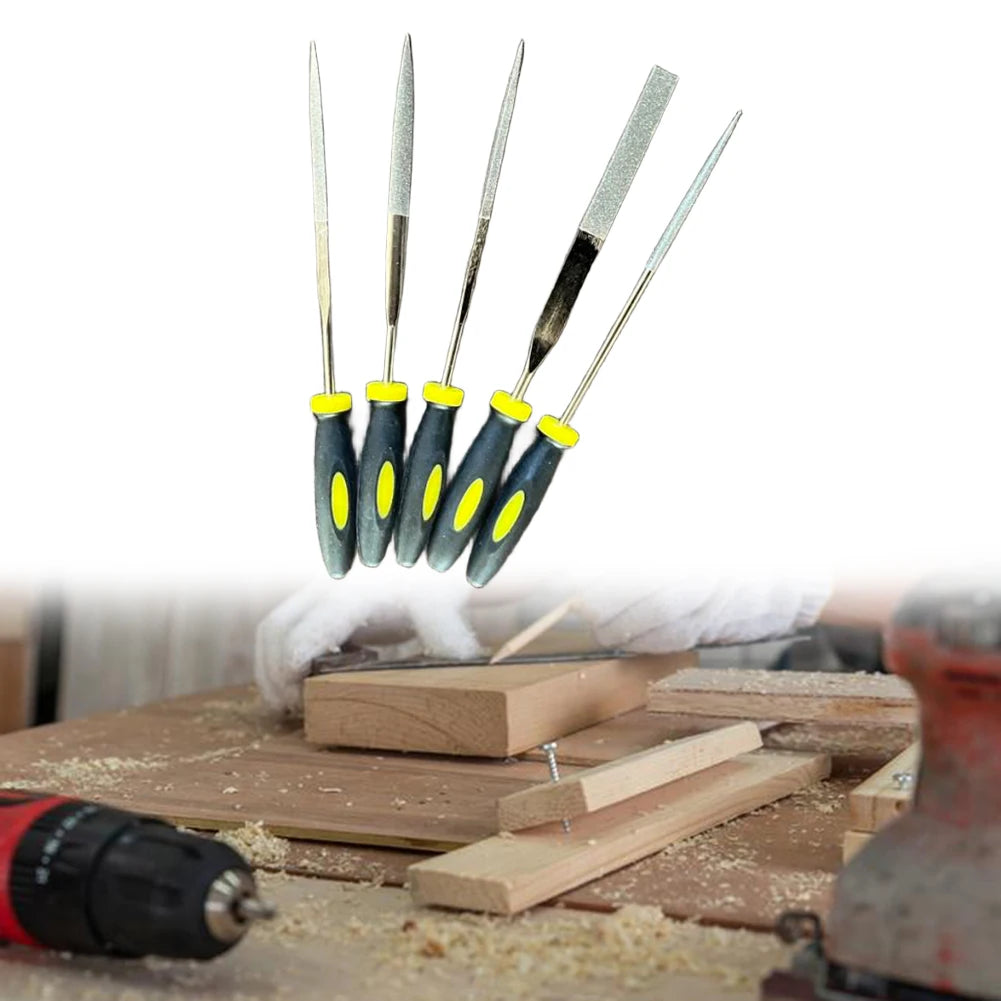 Emery Needle File Set – Metal, Wood & Jewelry Filing Tool Needle File Set Axl