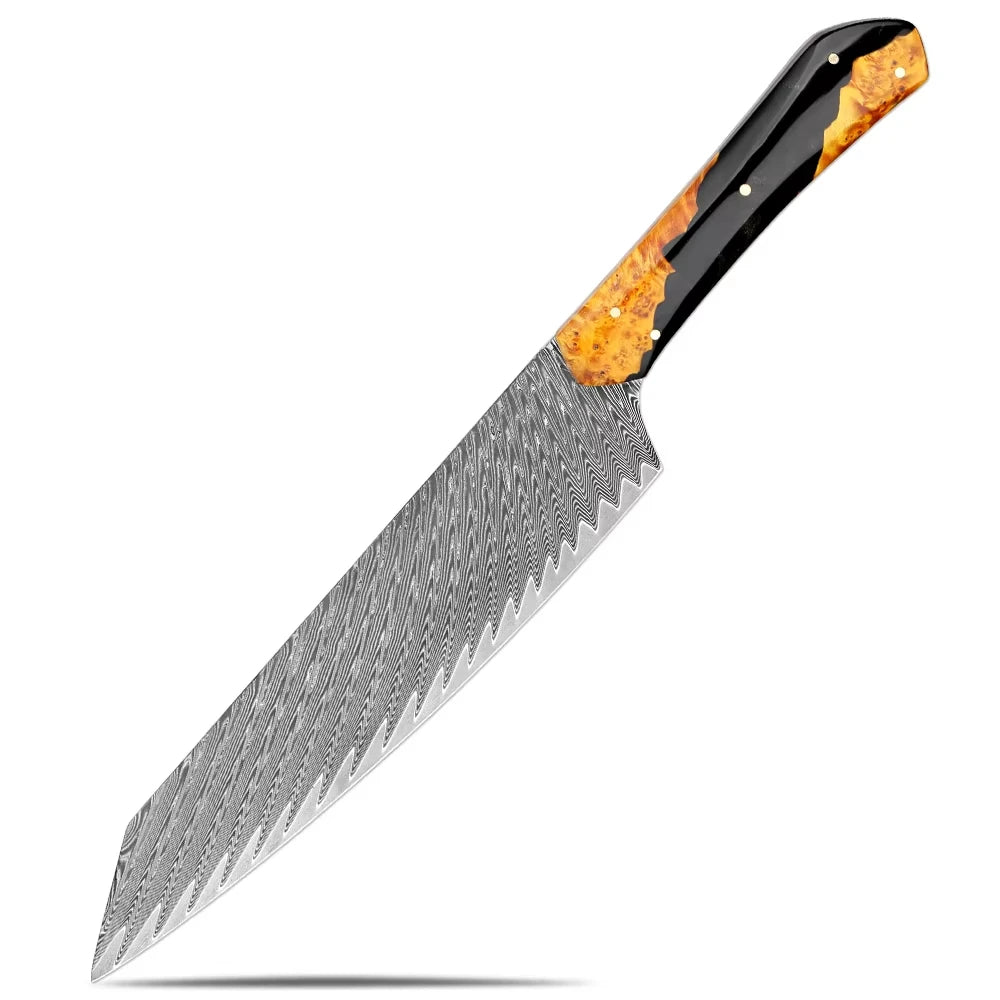 XITUO Damascus Steel Kitchen Knife Set – 1-6 PCS Chef Knives Kitchen Knife Set Axl Kiritssuke Knife