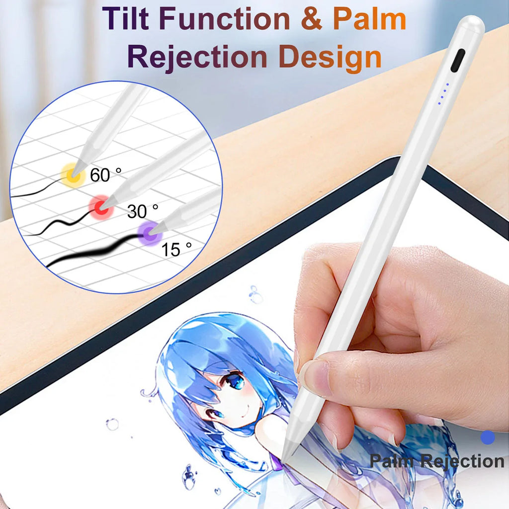 Stylus Pen for iPad 2018–2026 | LED, Tilt & Palm Rejection iPad Stylus Pen Axl