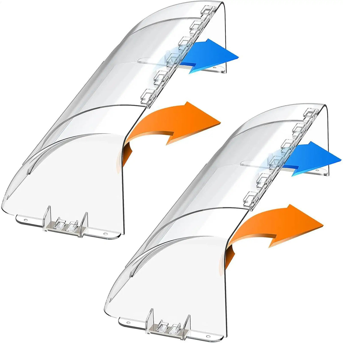 Magnetic Floor Vent Deflector – Double-Layer Air Diverter Air Vent Deflector Axl