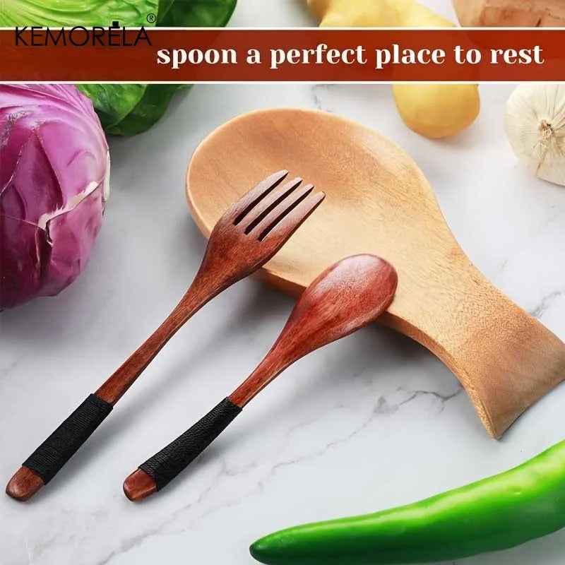 Acacia Wood Utensil Holder – Kitchen Countertop Organizer Utensil Holder Axl