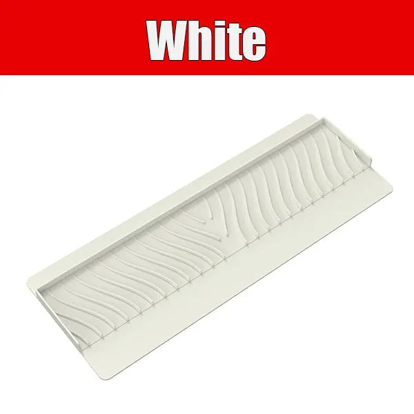 Silicone Sink Splash Guard 20" – Cuttable & Suction Cup Sink Splash Guard Axl White