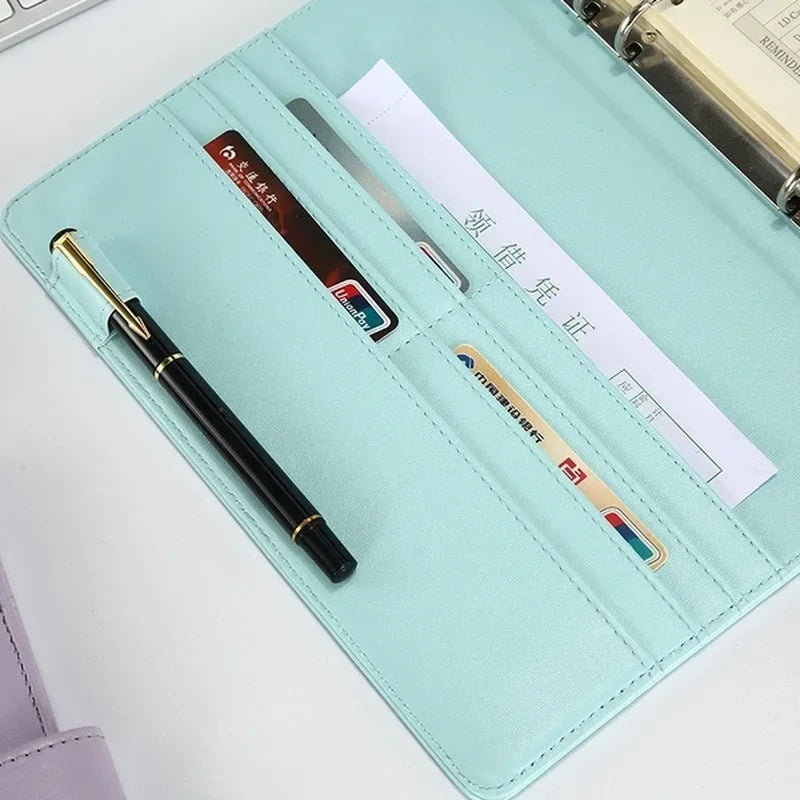 Vintage PU Leather Ring Binder Notebook Cover A5 & A6 Ring Binder Notebook Cover Axl