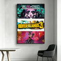 Borderlands 3 HD Wall Poster – Waterproof Sticky Art Print Gaming Wall Poster Axl White13 21X30cmNoframe