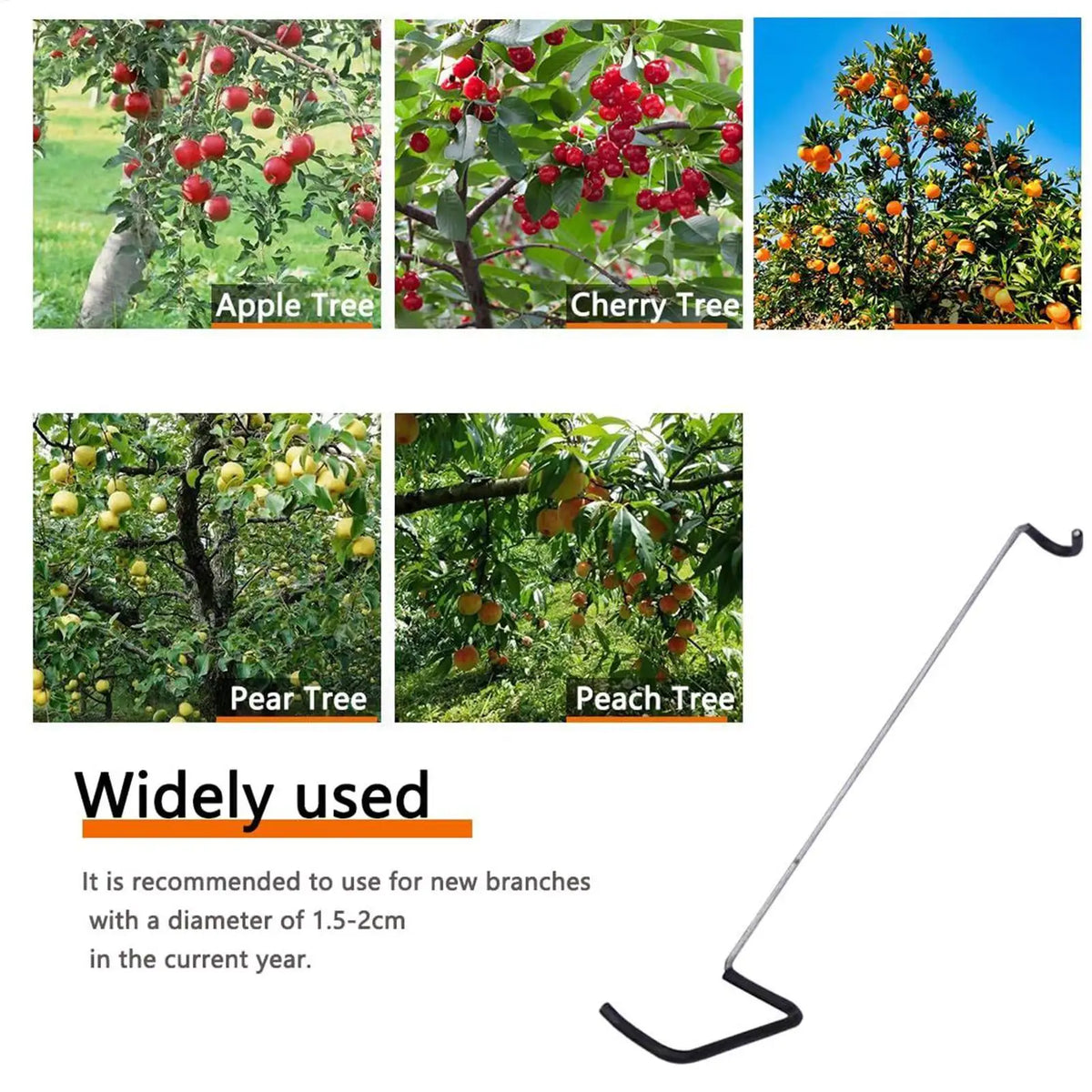 10-Pc Fruit Tree Branch Spreader & Limb Bending Tool Set Tree Branch Spreader Axl