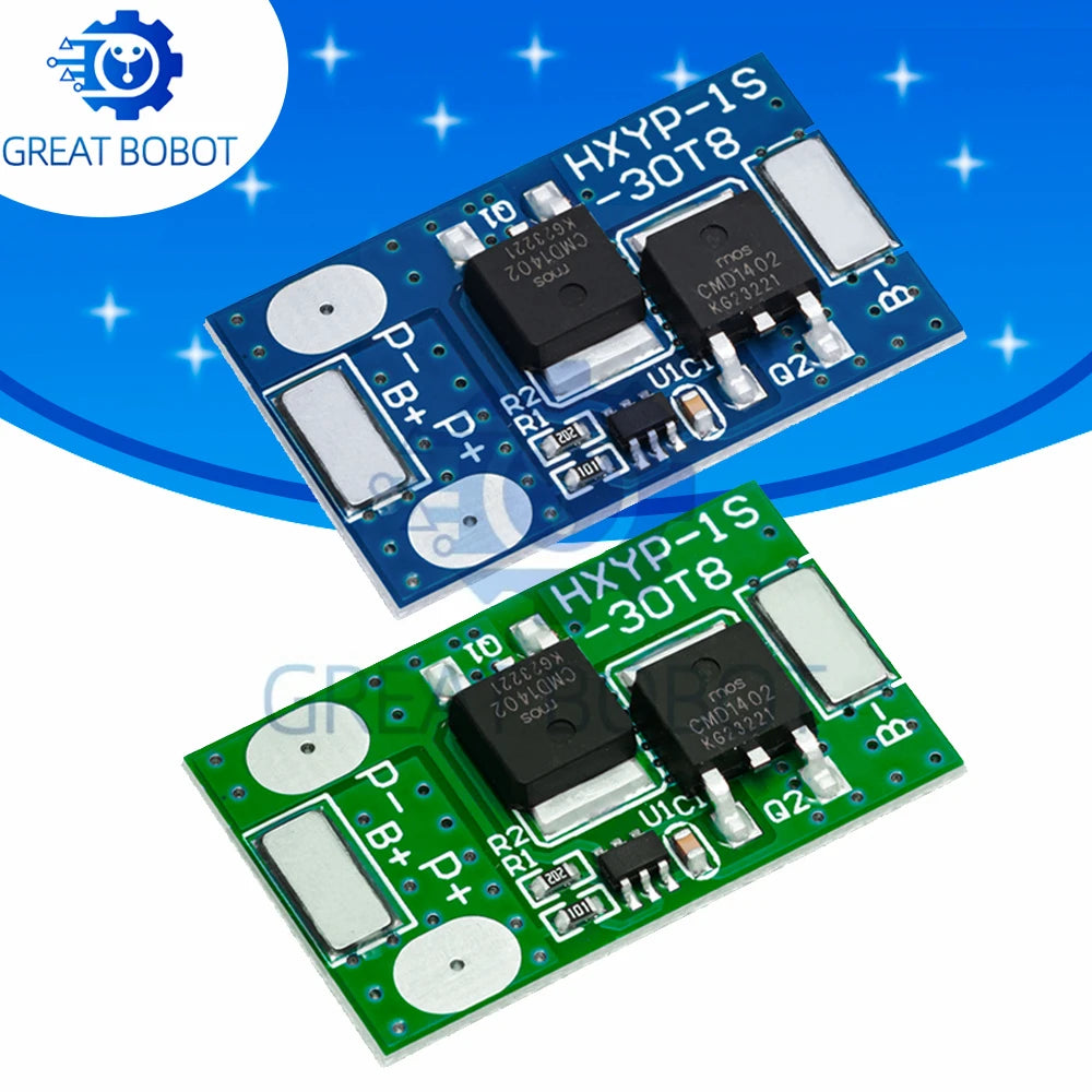 1S LiFePO4 BMS Board 3.2V/3.7V 7A – PCM Short Circuit Protection BMS Protection Module Axl