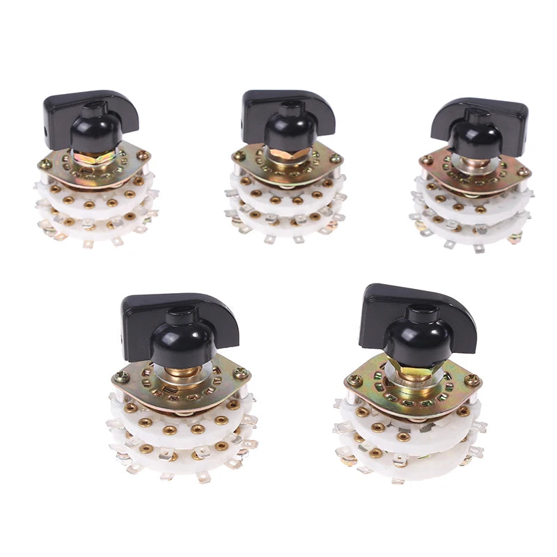Rotary Switch Selector 2-Pole & 4-Pole Multi-Position with Cap Rotary Switch Axl