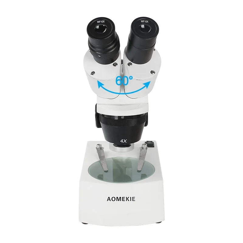 Binocular Stereo Microscope Up to 500x – Lab, Gems & Electronics Stereoscopic Microscope Axl 20x 40x