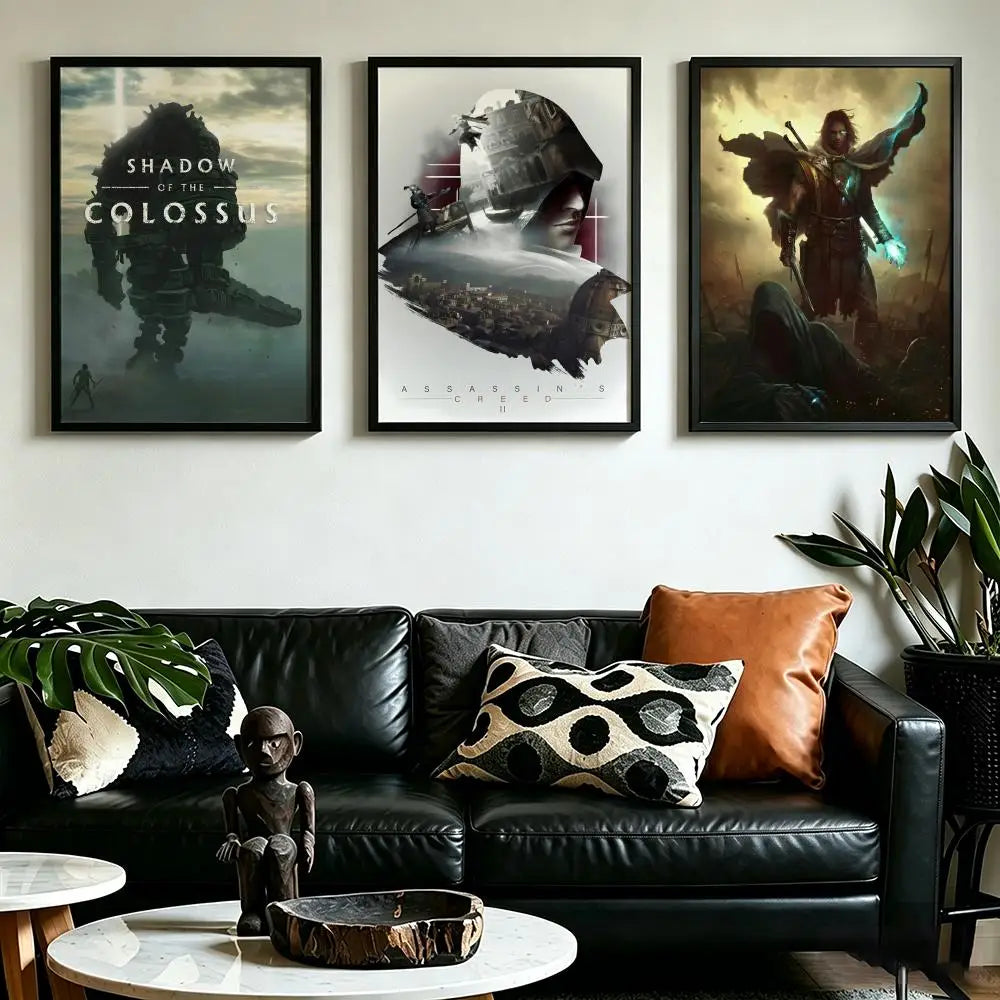 Shadow of War Game Poster – HD Waterproof Wall Art Decor Wall Art Poster Axl