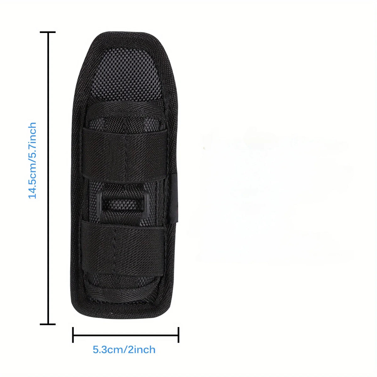 Tactical Oxford Flashlight Holster with Rotating Waist Strap Flashlight Holster Case Axl