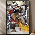 Faraway Paladin Anime Poster – Self-Stick HD Wall Art Decor Anime Wall Poster Axl White06 50X70cmNoframe