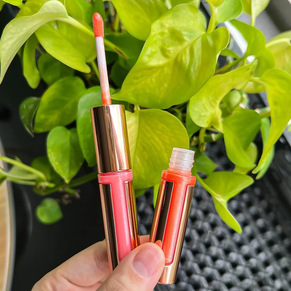 Double-Ended Rose Gold Matte Lip Gloss – Vegan & Long-Lasting Matte Lip Gloss Axl