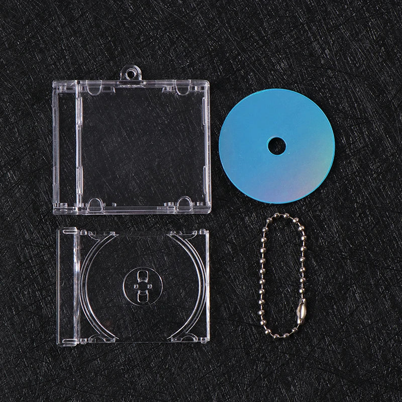 NFC Mini CD Case Keychain – Personalized Music Gift CD Case Keychain Axl A1No NFC
