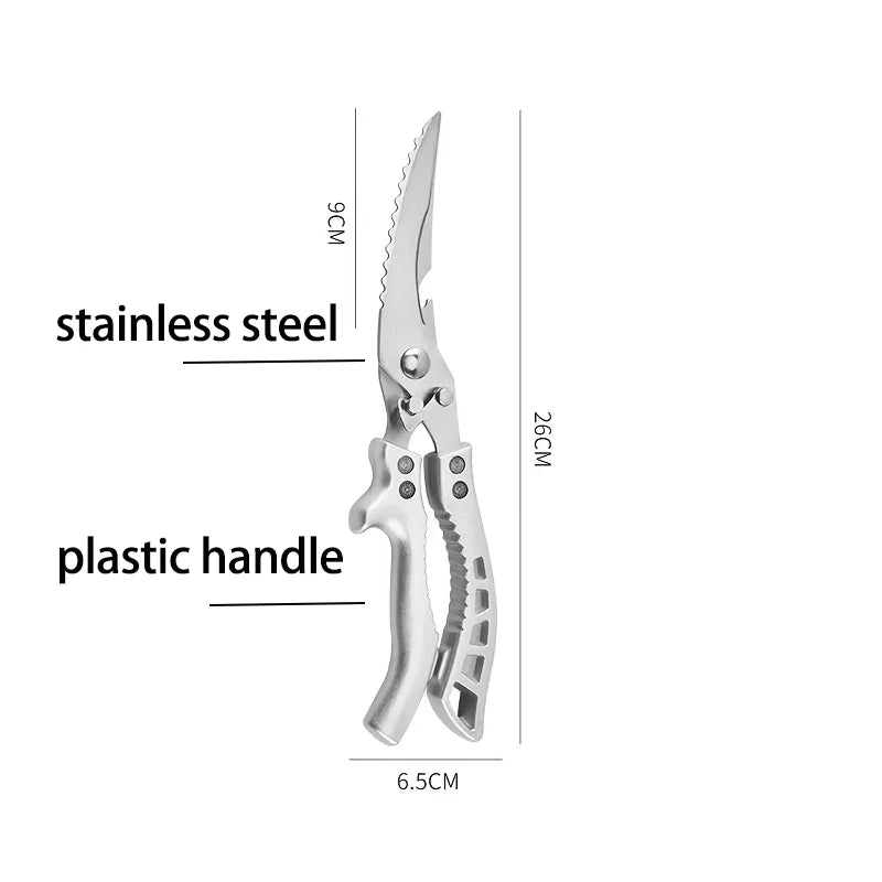 Heavy Duty Kitchen Shears – Stainless Steel Multi-Use Scissors Kitchen Shears Axl