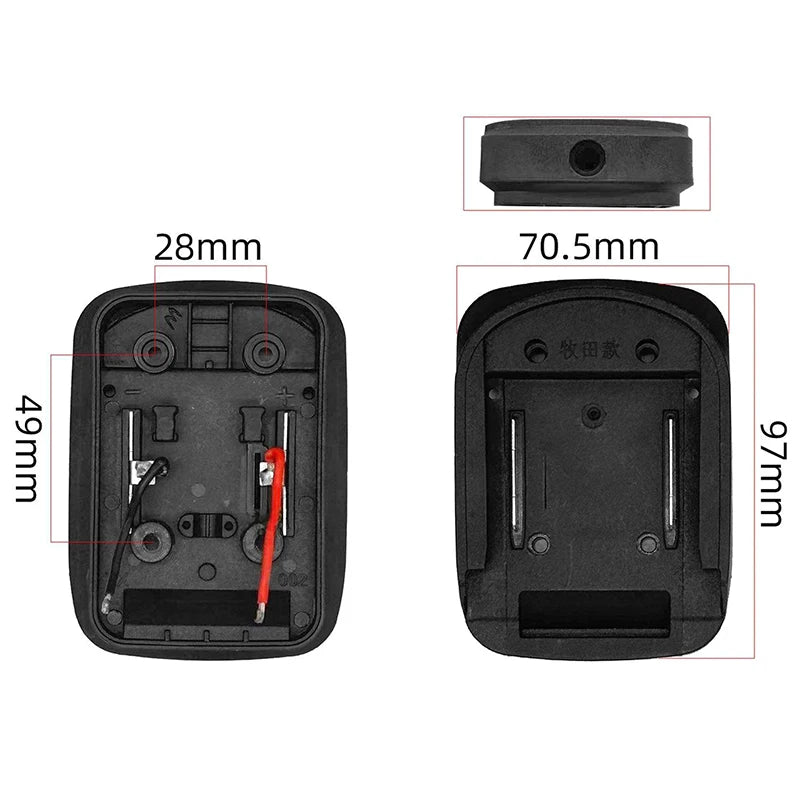 MT 18V/21V Lithium Battery Holder Connector Adapter & Cable Battery Adapter Axl
