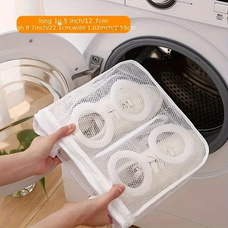 Mesh Laundry Bag for Shoes, Bras & Underwear | Zipper Closure Mesh Laundry Bag Axl