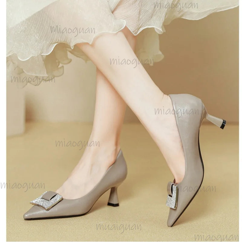Women's Stiletto Pumps – Patent Leather Pointed Toe Office Heels Stiletto Heel Pumps Axl