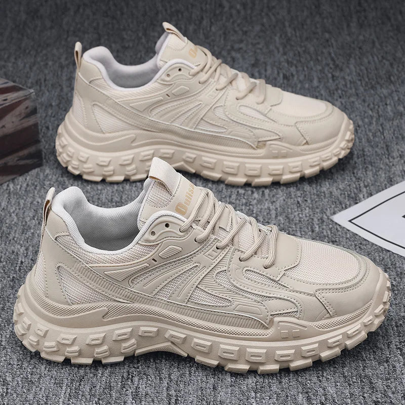 Men's Breathable Low-Top Casual Running Shoes | Rubber Outsole Men's Casual Sneakers Axl
