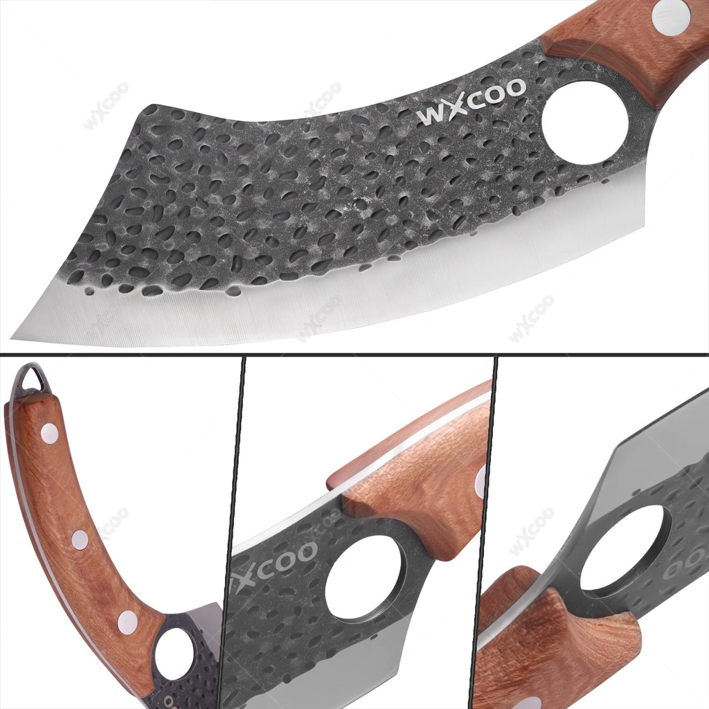WXCOO Hand Forged Stainless Steel Boning & Chef Knife Kitchen Chef Knife Axl