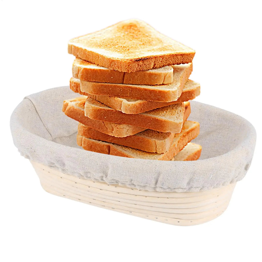 Rattan Bread Proofing Basket with Liner | Home & Pro Bakers Bread Proofing Basket Axl