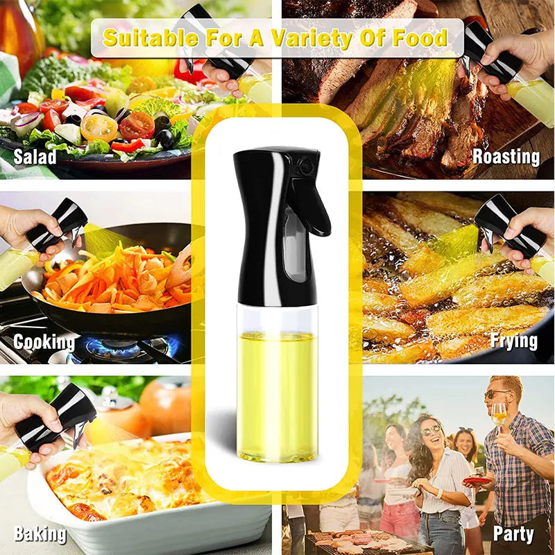KEMORELA Oil Spray Bottle 200/300ml – BBQ & Kitchen Sprayer Oil Spray Bottle Axl