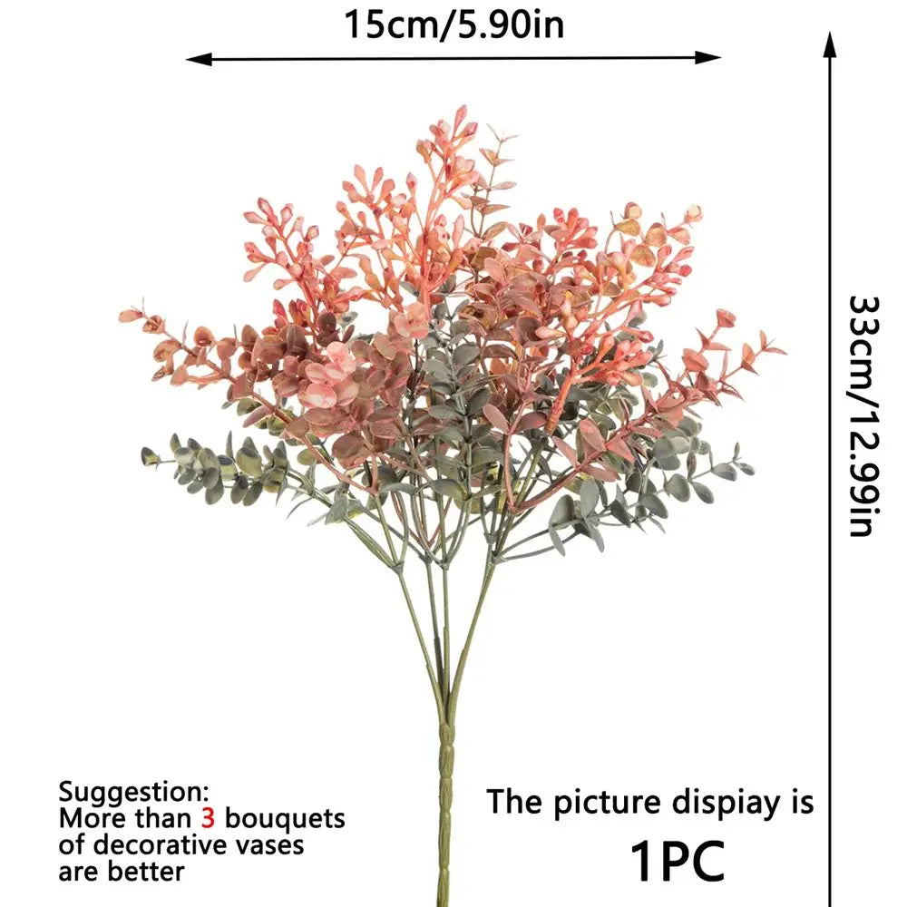 Artificial Eucalyptus Stems for Wedding, Wreath & Home Décor Artificial Floral Stems Axl