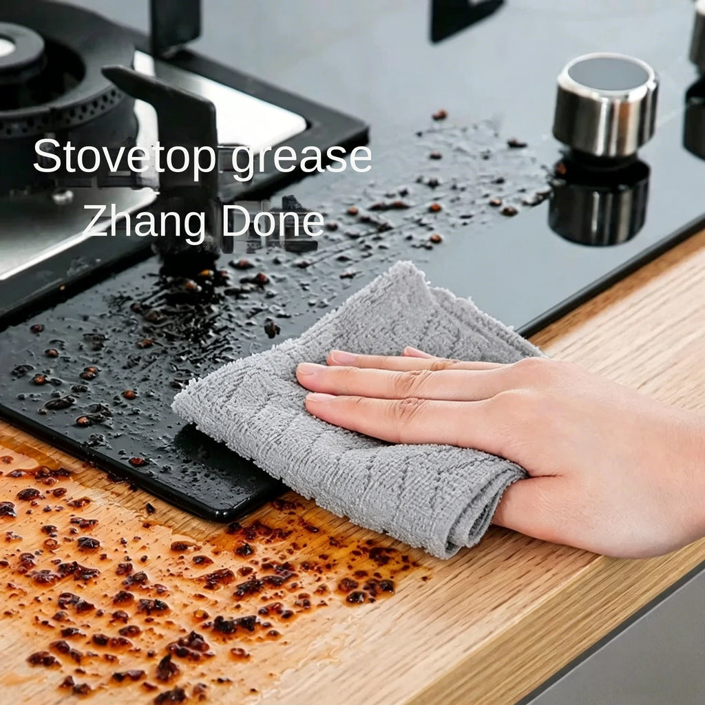 20-Sheet Microfiber Dishcloth Roll – Double-Sided Kitchen Cloth Microfiber Cleaning Cloth Axl