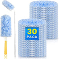 Microfiber Duster Refills 10-Pack – 360° Rotating, Unscented Duster Refills Axl 30pcs Handle