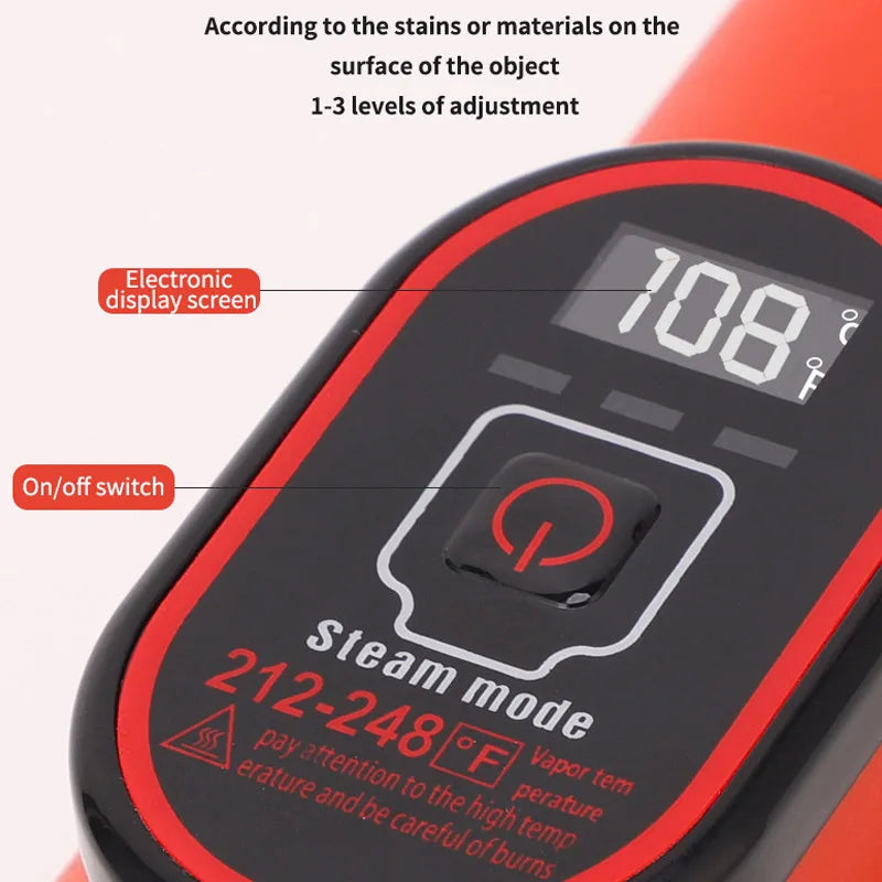 BALASHOV 1200W Handheld Steam Cleaner – Kitchen & Home Handheld Steam Cleaner Axl