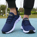 ZULIWAGN Men's Breathable Mesh Running & Walking Shoes Men's Athletic Shoes Axl Blue 46
