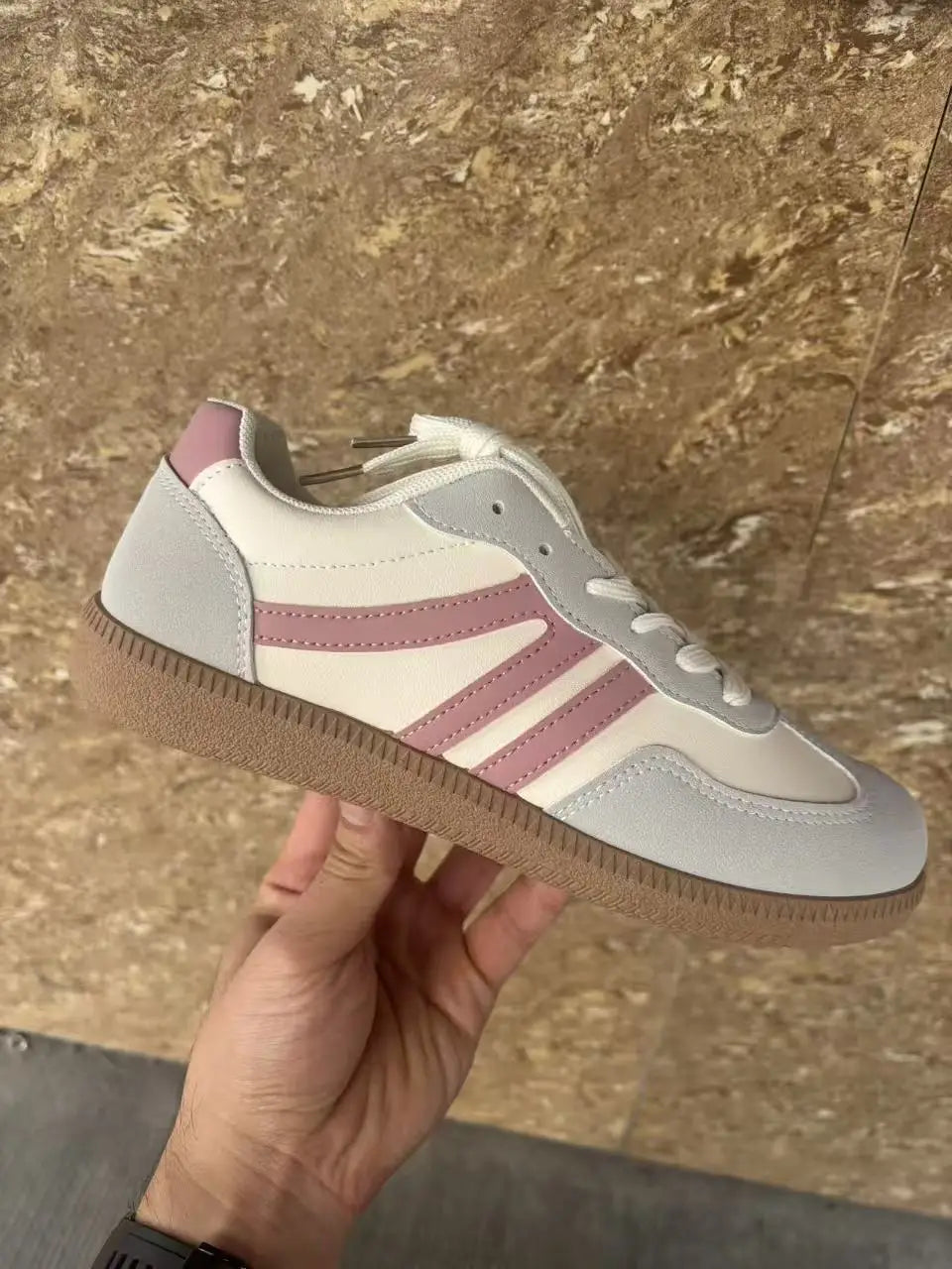 Women's Low Top Canvas Sneakers – Wide Toe Lace-Up Trainers