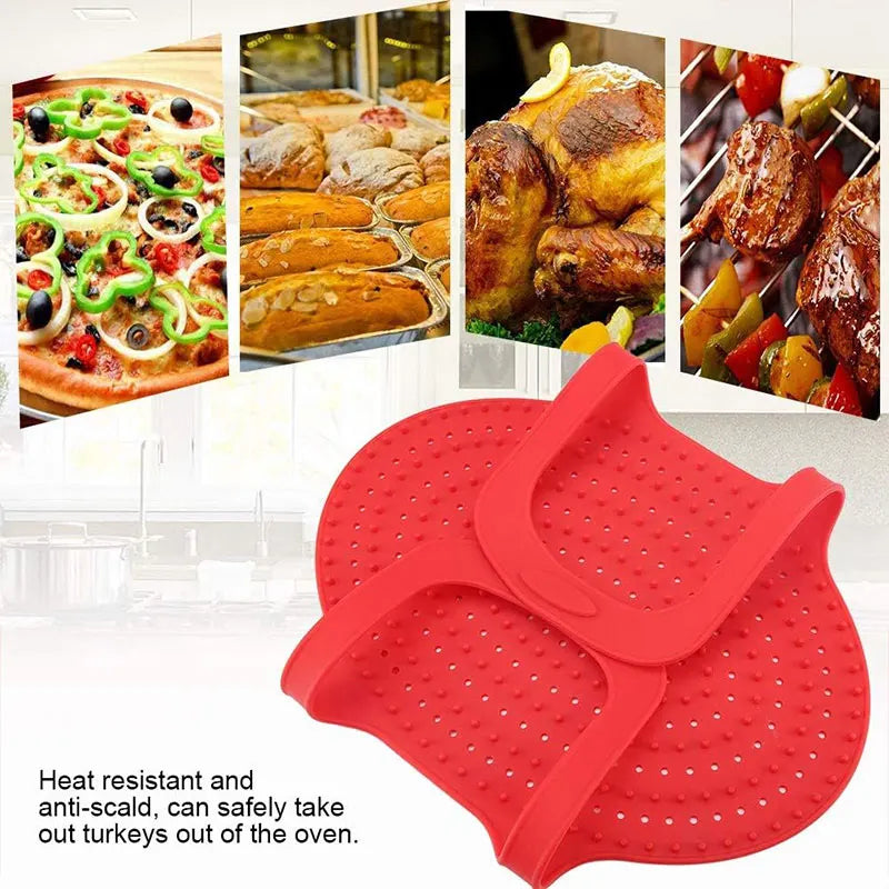 Silicone Turkey Lifter & Roasting Sling | Non-Stick Baking Mat Turkey Lifting Sling Axl