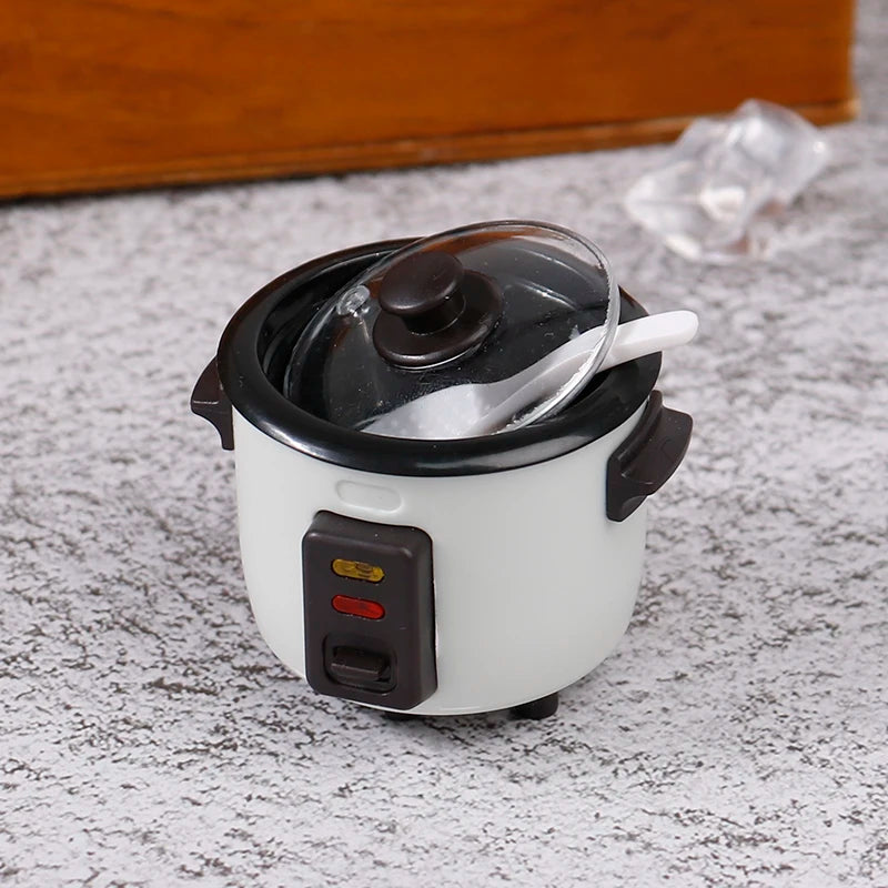 1:12 Dollhouse Miniature Rice Cooker – Kitchen Decor Accessory Dollhouse Accessory Axl