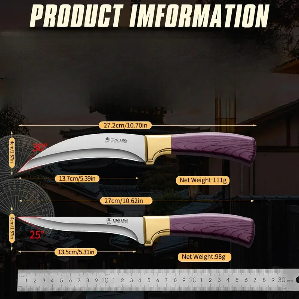 PLYS Boning Knife – Sharp Stainless Steel Butcher Kitchen Knife Boning Knife Axl