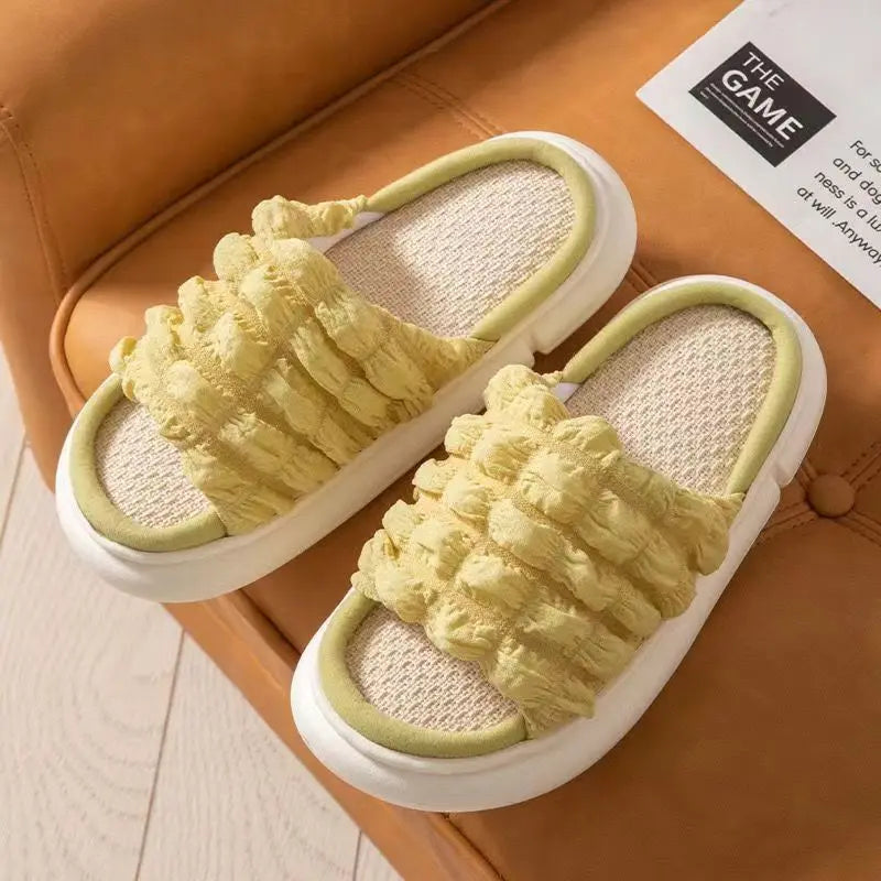 Women's Cloud Slippers – Soft Non-Slip EVA Indoor & Beach Slides Women's Slippers Axl YELLOW 40-41