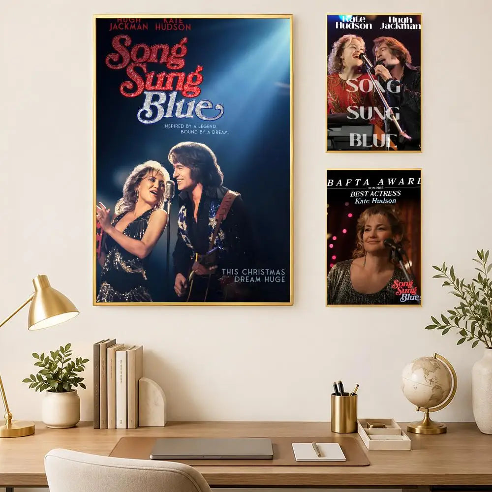 Song Sung Blue HD PVC Self-Stick Wall Art Poster | Waterproof Wall Art Poster Axl