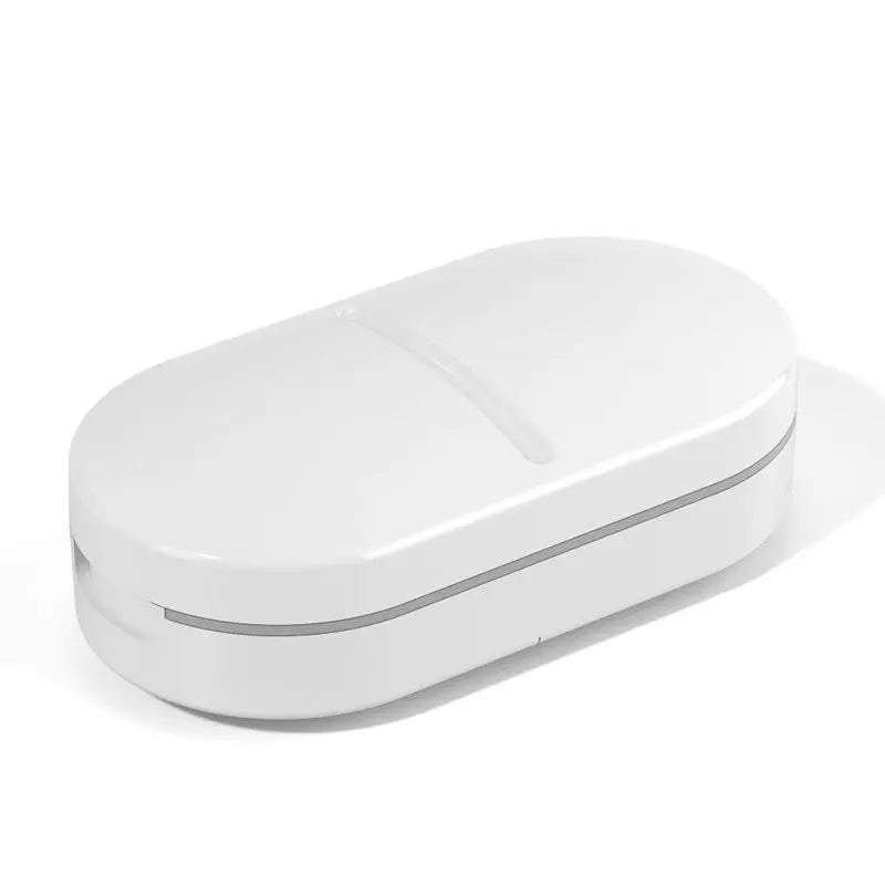 Portable Pill Cutter & Organizer – Stainless Steel Blade Pill Cutter Organizer Axl